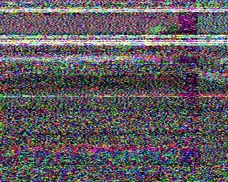 Received SSTV image